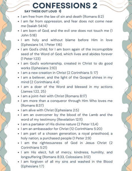 Preview of Confessions 2: Who you are in Christ